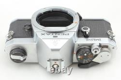 2 Lens Top MINT Pentax MX Silver Film Camera M 50mm f1.7/ 28mm f2.8 From JAPAN