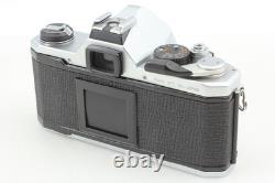 2 Lens Top MINT Pentax MX Silver Film Camera M 50mm f1.7/ 28mm f2.8 From JAPAN
