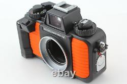 2 Lens Top MINT with Flash Nikon Nikonos V Orange Film Camera UW 35mm F2.5 JAPAN