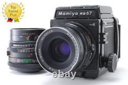 2ens NEAR MINT Mamiya RB67 Pro S Film Camera Sekor C 90mm f3.8 Lens From JAPAN