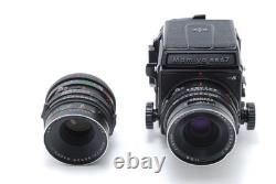 2ens NEAR MINT Mamiya RB67 Pro S Film Camera Sekor C 90mm f3.8 Lens From JAPAN