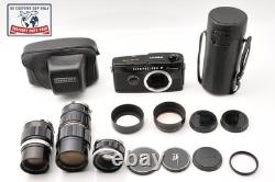 3Lens N Mint Olympus PEN FT 35mm Film Camera Black with38mm f/1.8 Japan #1114