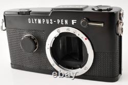 3Lens N Mint Olympus PEN FT 35mm Film Camera Black with38mm f/1.8 Japan #1114