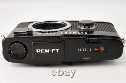 3Lens N Mint Olympus PEN FT 35mm Film Camera Black with38mm f/1.8 Japan #1114