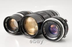 3Lens N Mint Olympus PEN FT 35mm Film Camera Black with38mm f/1.8 Japan #1114