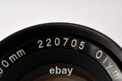 3Lens N Mint Olympus PEN FT 35mm Film Camera Black with38mm f/1.8 Japan #1114