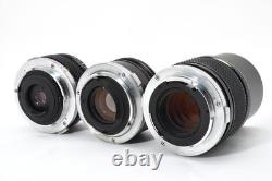 3 Lens Near MINT Olympus OM-1 SLR Film Camera 28mm 50mm 135mm From JAPAN