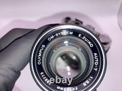 3 Lens Near MINT Olympus OM-1 SLR Film Camera 28mm 50mm 135mm From JAPAN