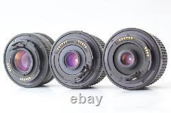 3 Lens Top MINT MAMIYA ZM QUARTZ Body 50 2 / 35 2.8 / 28 3.5 Film Camera Japan