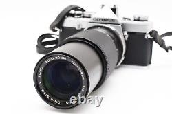 3 lens Excellent+++++ Olympus OM-1 35mm SLR Film Camera AUTO-S 50mm F1.8 JAPAN