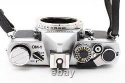 3 lens Excellent+++++ Olympus OM-1 35mm SLR Film Camera AUTO-S 50mm F1.8 JAPAN
