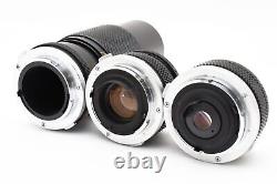 3 lens Excellent+++++ Olympus OM-1 35mm SLR Film Camera AUTO-S 50mm F1.8 JAPAN