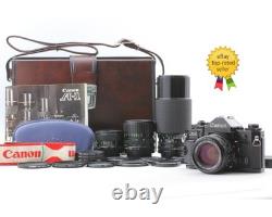 4Lens Top MINT Canon A-1 35mm Film Camera 50mm Ff. 4 28mm 35-70 70-200mm JAPAN