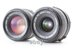 4Lens Top MINT Canon A-1 35mm Film Camera 50mm Ff. 4 28mm 35-70 70-200mm JAPAN