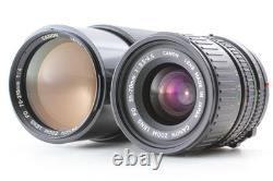 4Lens Top MINT Canon A-1 35mm Film Camera 50mm Ff. 4 28mm 35-70 70-200mm JAPAN
