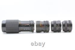 4Lens Top MINT Canon A-1 35mm Film Camera 50mm Ff. 4 28mm 35-70 70-200mm JAPAN