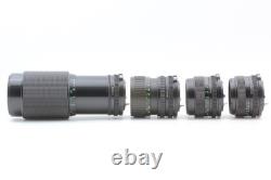 4Lens Top MINT Canon A-1 35mm Film Camera 50mm Ff. 4 28mm 35-70 70-200mm JAPAN