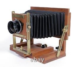 4X10 folding panoramic large format camera with 250mm lens and one film holder
