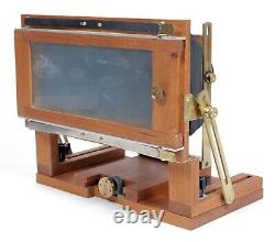 4X10 folding panoramic large format camera with 250mm lens and one film holder