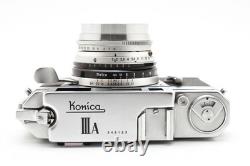 50mm F/1.8? MINT? Konica IIIA III A Rangefinder 35mm Film Camera Lens JAPAN