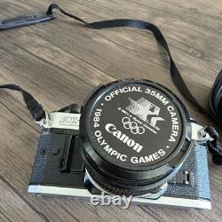 5 pieces Canon AE-1 Silver 35mm SLR Film Camera with Lens Classic AE1 Manual
