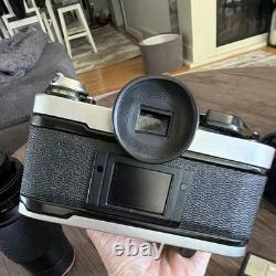 5 pieces Canon AE-1 Silver 35mm SLR Film Camera with Lens Classic AE1 Manual