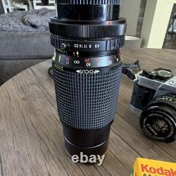 5 pieces Canon AE-1 Silver 35mm SLR Film Camera with Lens Classic AE1 Manual