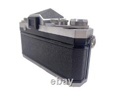 685xxxx Nikon F Eyelevel Silver SLR Film Camera + Nikkor S Auto 50mm f1.4 Lens