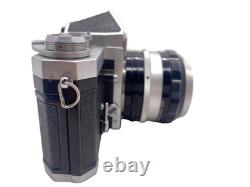 685xxxx Nikon F Eyelevel Silver SLR Film Camera + Nikkor S Auto 50mm f1.4 Lens