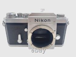 685xxxx Nikon F Eyelevel Silver SLR Film Camera + Nikkor S Auto 50mm f1.4 Lens