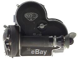 ARRIFLEX 16 ST film camera body only Arri 3 lens rotating turret motor used 16mm