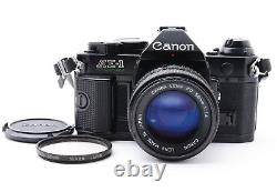 AS-IS? Canon AE-1 Program Black 35mm Film Camera New FD 50mm F1.4 From JAPAN