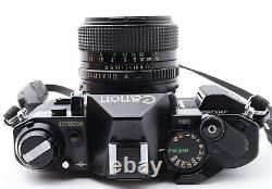AS-IS? Canon AE-1 Program Black 35mm Film Camera New FD 50mm F1.4 From JAPAN