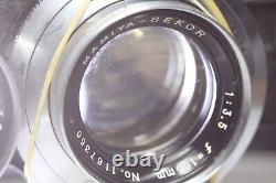 AS IS Mamiya C3 Professional TLR Film Camera Body Sekor 105mm F/3.5 TLR Lens