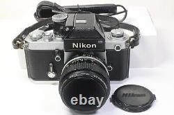 AS IS Nikon F2 Photomic Black SLR Film Camera & Micro NIKKOR P 55mm F/3.5 Lens