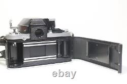 AS IS Nikon F2 Photomic Black SLR Film Camera & Micro NIKKOR P 55mm F/3.5 Lens