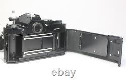 AS IS Nikon FE 35mm SLR Film Camera Nikkor-O Auto 35mm F/2 Non Ai Lens