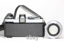 AS IS Olympus M-1 Film Camera Silver Body with ZUIKO 50mm F/1.4 Lens with Case