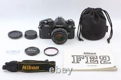 A MINT Lens with Strap? Nikon FE2 Black SLR Film Camera Ais 50mm F1.8 From Japan