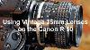 A Vintage 35mm Film Camera Lens On The Canon R50 You Will Be Surprised At The Results