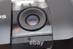 All works MINT withStrap Olympus? Mju Black 35mm F/3.5 Lens Film Camera JAPAN