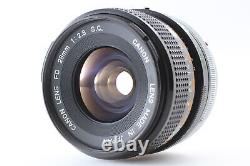 Almost MINT Canon A-1 35mm SLR Film Camera FD 28mm f/2 Lens From JAPAN