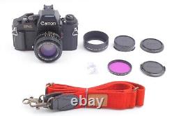 Almost MINT? Canon New F-1 SLR Camera NFD 50mm F1.4 Lens AE Finder From Japan