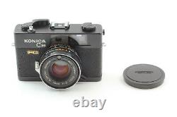 Almost MINT Konica C35 FD Black Film Camera Hexanon 38mm f1.8 Lens From JAPAN