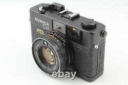 Almost MINT Konica C35 FD Black Film Camera Hexanon 38mm f1.8 Lens From JAPAN