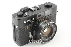 Almost MINT Konica C35 FD Black Film Camera Hexanon 38mm f1.8 Lens From JAPAN
