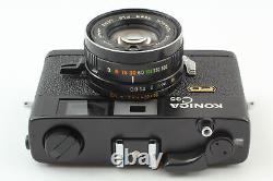 Almost MINT Konica C35 FD Black Film Camera Hexanon 38mm f1.8 Lens From JAPAN