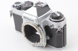 Almost MINT Nikon FE Silver 35mm Film Camera Ai 43-86mm f3.5 Lens F From JAPAN