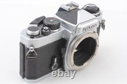Almost MINT Nikon FE Silver 35mm Film Camera Ai 43-86mm f3.5 Lens F From JAPAN