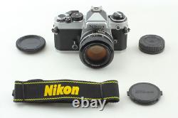 Almost MINT Nikon FE Silver SLR 35mm Film Camera Ai 50mm f/1.4 Lens From JAPAN